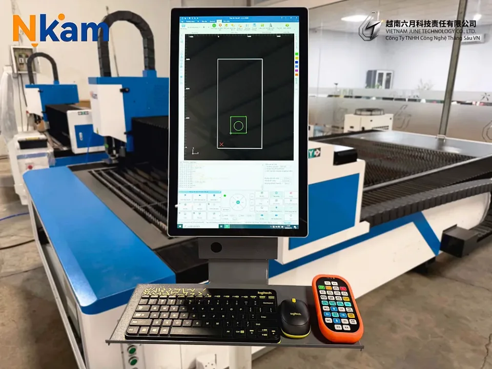 Máy cắt laser fiber 3015-3000W — chi tiết máy (ảnh 17)