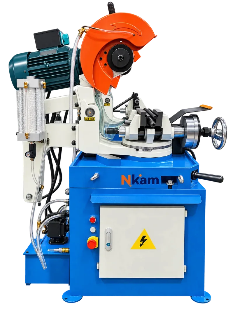 Máy cắt ống khí nén MC-315B · lưỡi HSS 250/300 · NKAM Việt Nam